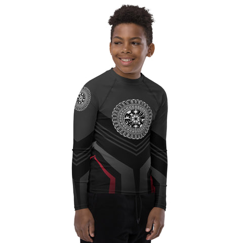 Mandala 1 Youth Rash Guard - Martin K Designs