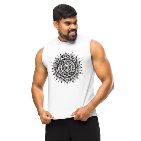 Mandala 10 Unisex Muscle Shirt - Martin K Designs