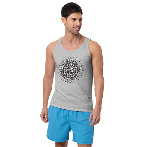 Mandala 10 Unisex Tank Top - Martin K Designs