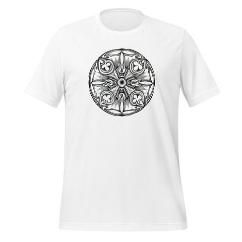 Mandala 15 - Love Fiercely Unisex Eco t-shirt - Martin K Designs