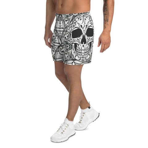 Mandala 15 Unisex Athletic Long Shorts - Martin K Designs