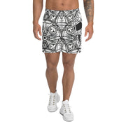 Mandala 15 Unisex Athletic Long Shorts - Martin K Designs