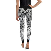 Mandala 1630 Mid Rise Youth Leggings - Martin K Designs