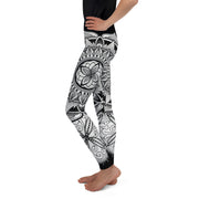 Mandala 1630 Mid Rise Youth Leggings - Martin K Designs