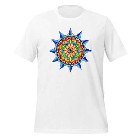 Mandala 17 - Lifecycle Unisex Eco t-shirt - Martin K Designs