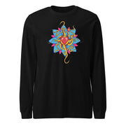 Mandala 18 - Wild at Heart Unisex Long Sleeve Tee - Martin K Designs