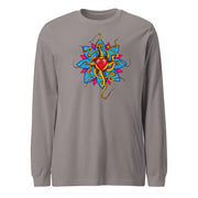 Mandala 18 - Wild at Heart Unisex Long Sleeve Tee - Martin K Designs