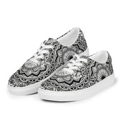 Mandala 2 Men’s lace - up canvas shoes - Martin K Designs