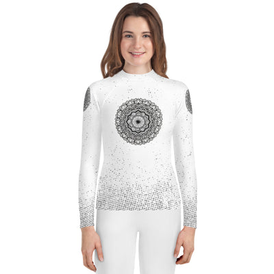 Mandala 2 Youth Rash Guard - Martin K Designs