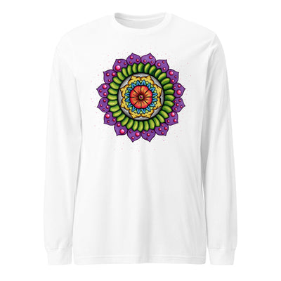 Mandala 20 - Beautiful Life Unisex Long Sleeve Tee - Martin K Designs