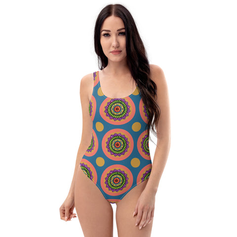 Mandala 20 One - Piece Swimsuit - Martin K Designs