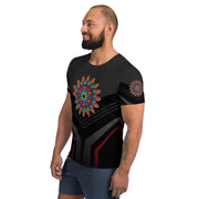 Mandala 21 Men's Athletic T-shirt - Martin K Designs