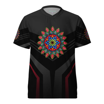 Mandala 21 Recycled unisex sports jersey - Martin K Designs