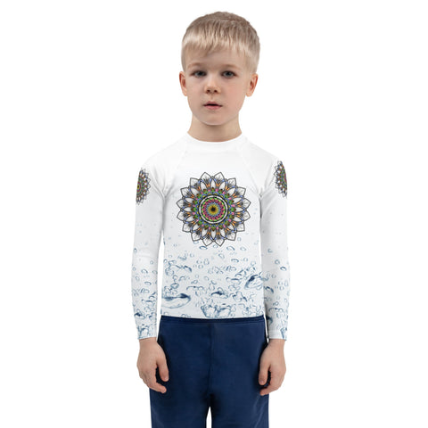 Mandala 23 Kids Rash Guard - Martin K Designs