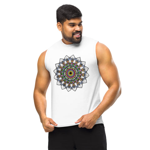 Mandala 23 Unisex Muscle Shirt - Martin K Designs