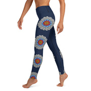 Mandala 25 High Rise Yoga Leggings with Inside Pocket - Martin K Designs