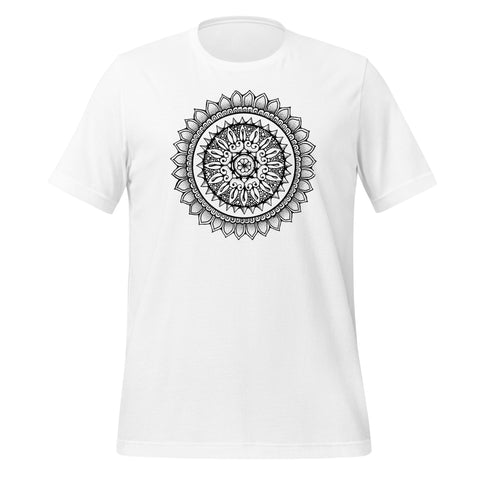 Mandala 27 - Seeds Unisex Eco t-shirt - Martin K Designs