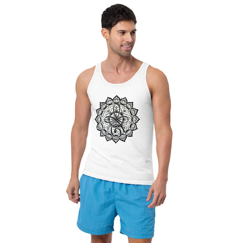 Mandala 3 Unisex Tank Top - Martin K Designs