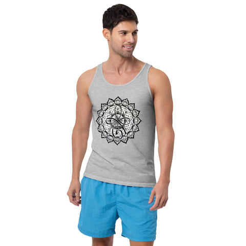 Mandala 3 Unisex Tank Top - Martin K Designs