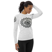 Mandala 3 Women's Rash Guard - Martin K Designs