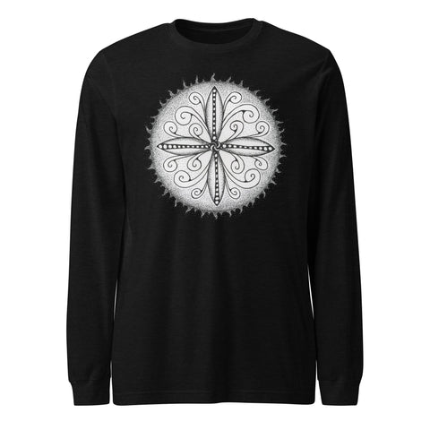 Mandala 30 - Surfs Up! Unisex Long Sleeve Tee - Martin K Designs