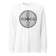 Mandala 30 - Surfs Up! Unisex Long Sleeve Tee - Martin K Designs