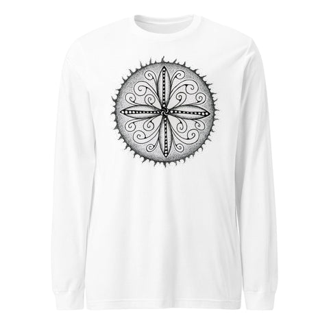 Mandala 30 - Surfs Up! Unisex Long Sleeve Tee - Martin K Designs