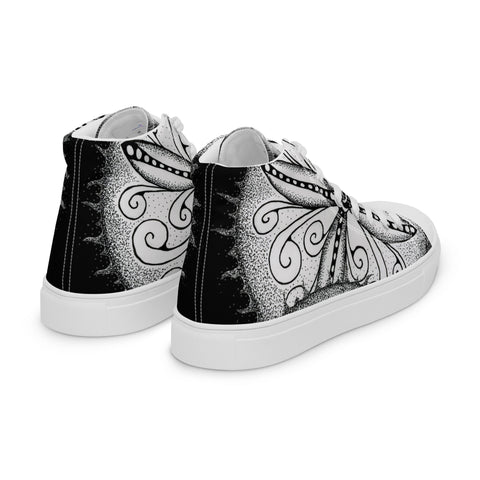 Mandala 30 Women’s high top canvas shoes - Martin K Designs