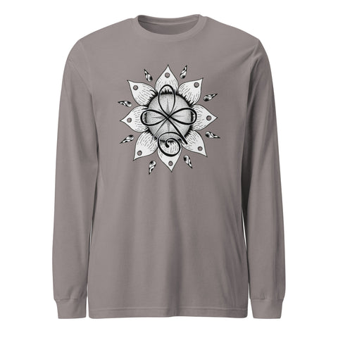 Mandala 31 - Unconditional Love II Unisex Long Sleeve Tee - Martin K Designs