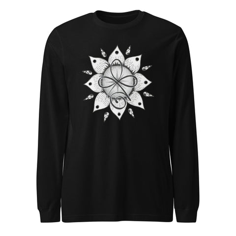 Mandala 31 - Unconditional Love II Unisex Long Sleeve Tee - Martin K Designs