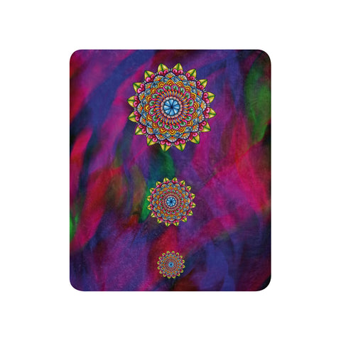 Mandala 32 Sherpa blanket - Martin K Designs