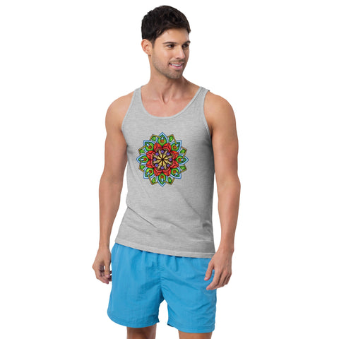 Mandala 35 Unisex Tank Top - Martin K Designs