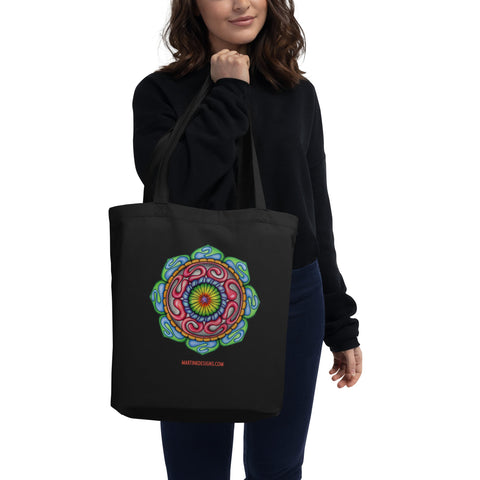 Mandala 36 Eco Tote Bag - Martin K Designs