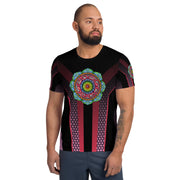 Mandala 36 Men's Athletic T-shirt - Martin K Designs