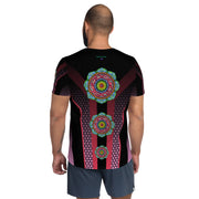 Mandala 36 Men's Athletic T-shirt - Martin K Designs