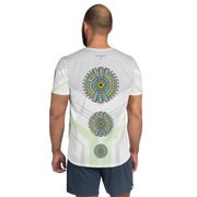 Mandala 37 Men's Athletic T-shirt - Martin K Designs