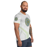 Mandala 37 Men's Athletic T-shirt - Martin K Designs