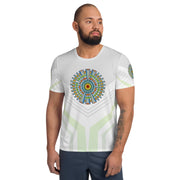 Mandala 37 Men's Athletic T-shirt - Martin K Designs