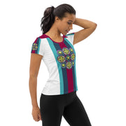 Mandala 39 Women's Athletic T-shirt - Martin K Designs