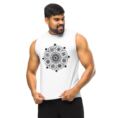 Mandala 5 Unisex Muscle Shirt - Martin K Designs