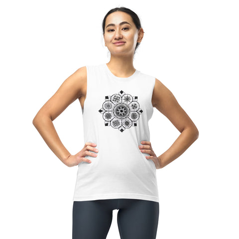 Mandala 5 Unisex Muscle Shirt - Martin K Designs