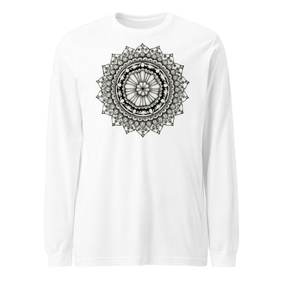 Mandala 6 - Sea Bound Unisex Long Sleeve Tee - Martin K Designs