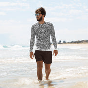 Mandala 9 II Men's Rash Guard - Martin K Designs