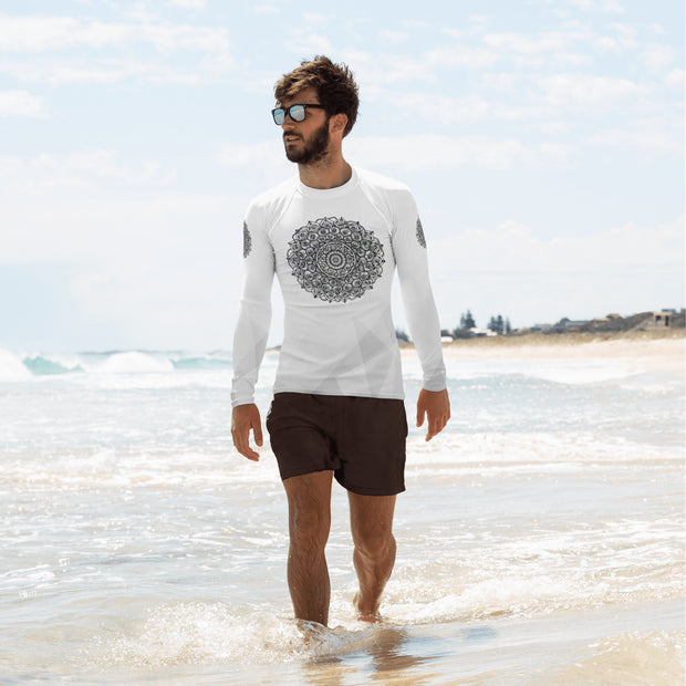 Mandala 9 Men's Rash Guard - Martin K Designs