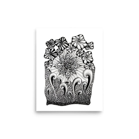 Mandala Burst Print - Martin K Designs