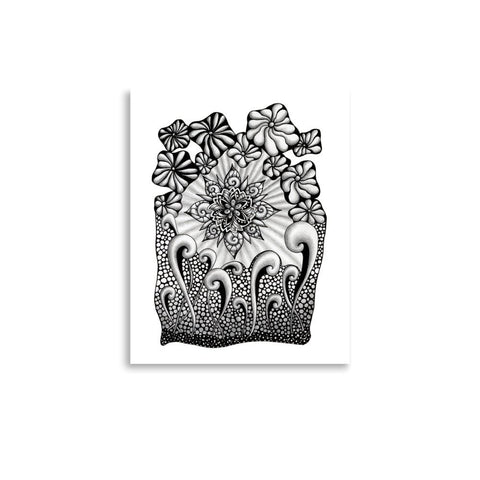 Mandala Burst Print - Martin K Designs