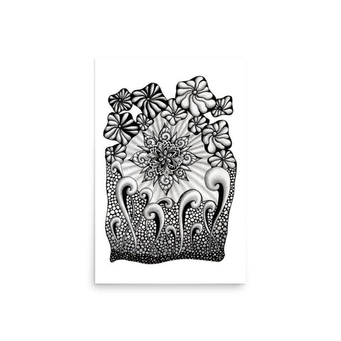 Mandala Burst Print - Martin K Designs