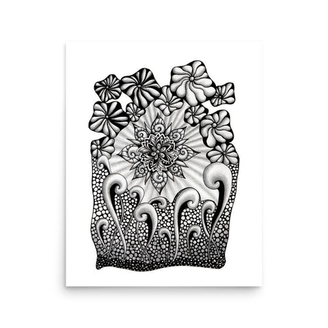 Mandala Burst Print - Martin K Designs