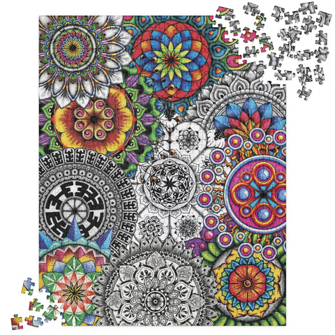 Mandala Collage 1 Jigsaw puzzle - Martin K Designs