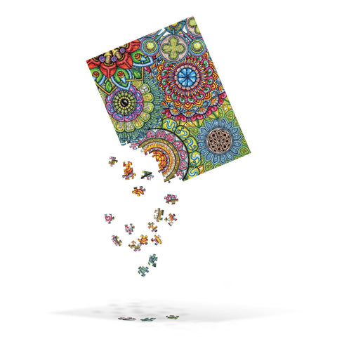 Mandala Collage 3 Jigsaw puzzle - Martin K Designs